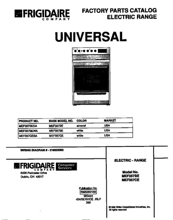 Diagram for MEF357BEWA