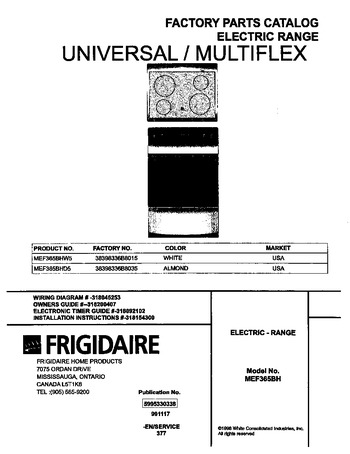 Diagram for MEF365BHD5