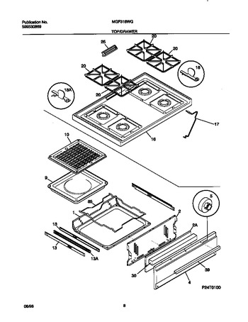 Diagram for MGF316WGSA