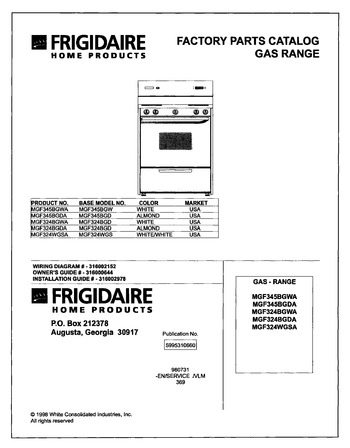 Diagram for MGF324BGWA