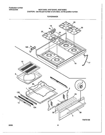 Diagram for MGF324BGWE