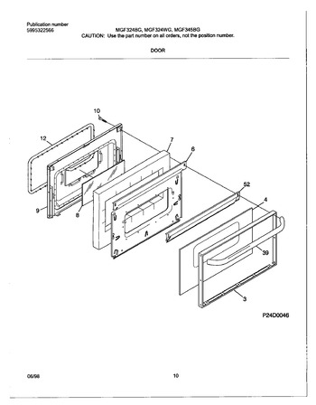 Diagram for MGF324BGWE