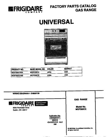 Diagram for MGF355CESA