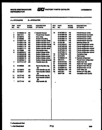 Diagram for PGF716HXW1