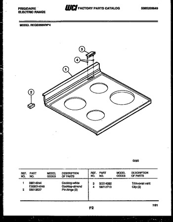 Diagram for REGS38BNW4