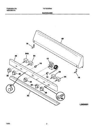 Diagram for TEF303BWA