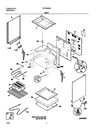 Diagram for TEF303BWA