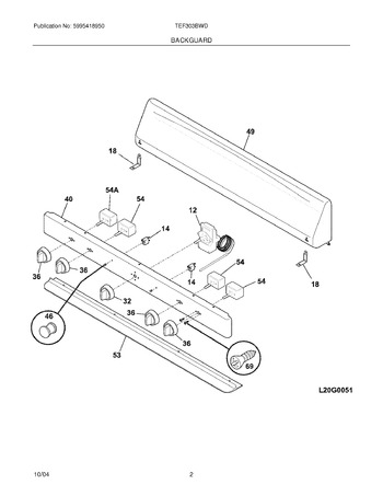 Diagram for TEF303BWD