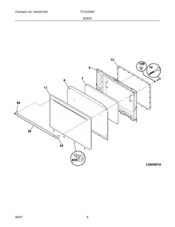 Diagram for TEF303BWF