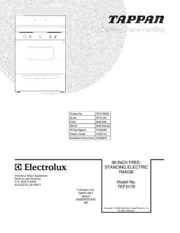 Diagram for TEF317BWG