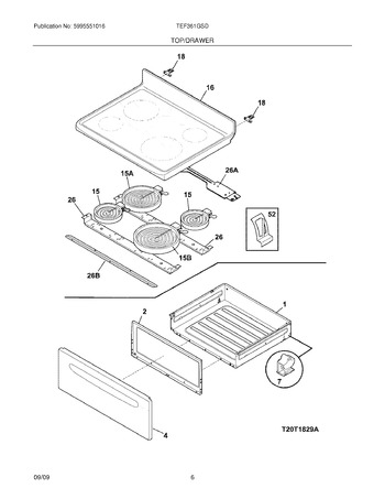 Diagram for TEF361GSD