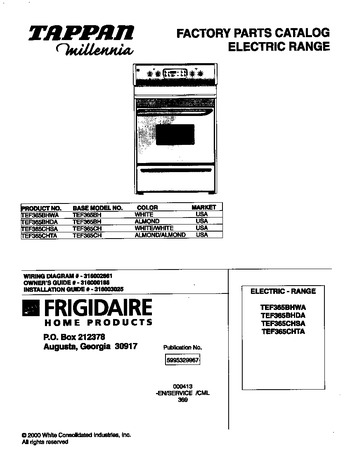 Diagram for TEF365BHDA