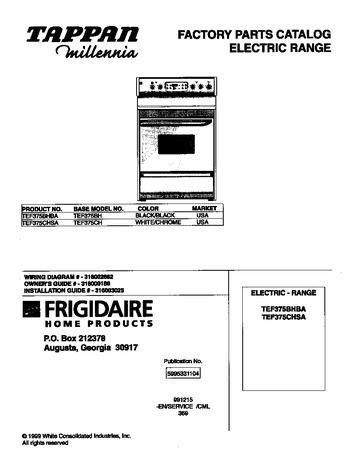 Diagram for TEF375CHSA