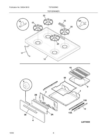 Diagram for TGF303BWC