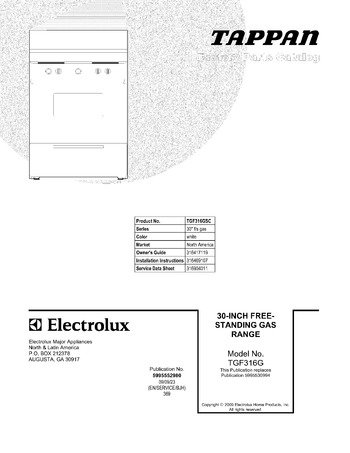 Diagram for TGF316GSC