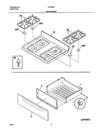 Diagram for TGF363AUA