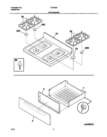 Diagram for TGF363AUB