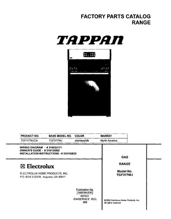 Diagram for TGF377WJCA