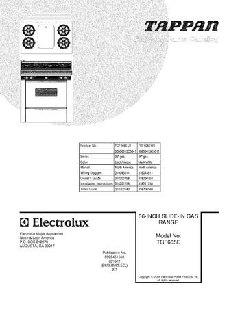 Diagram for TGF605EU1