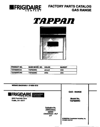 Diagram for TGF605WCW2