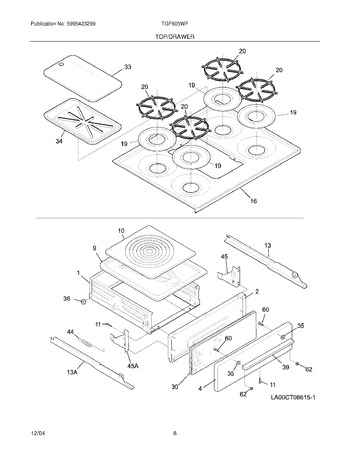 Diagram for TGF605WFW8