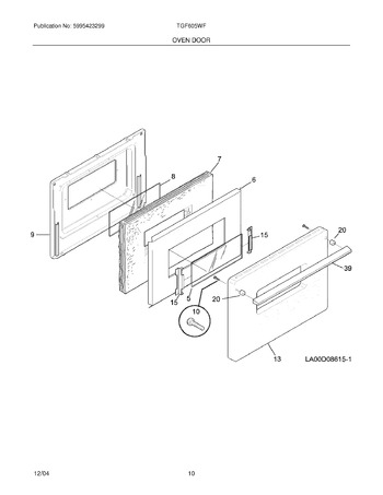 Diagram for TGF605WFW8