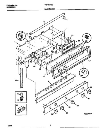 Diagram for TGF645WCW2