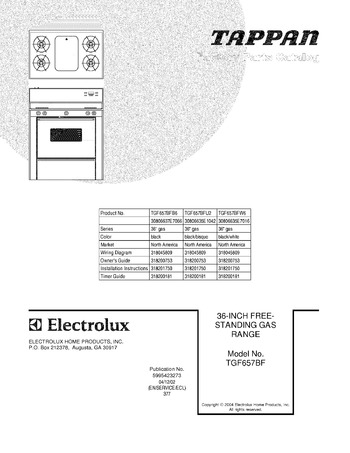 Diagram for TGF657BFU2