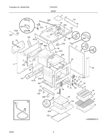 Diagram for TGF657BFW7