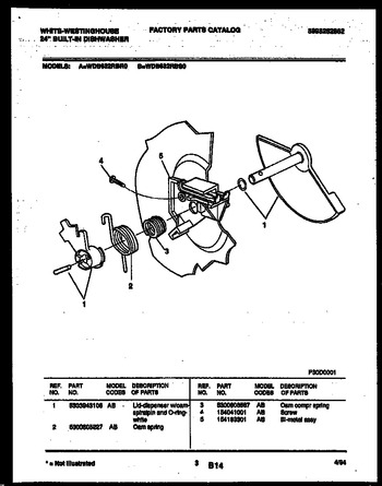 Diagram for WDB632RBR0