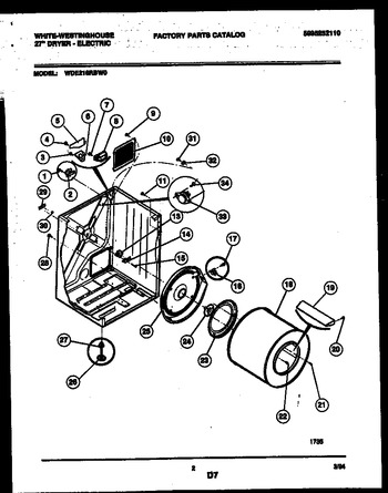 Diagram for WDE216RBW0