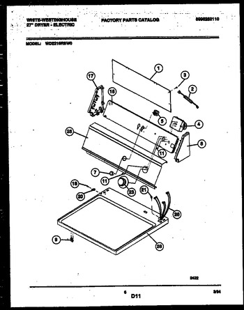 Diagram for WDE216RBW0