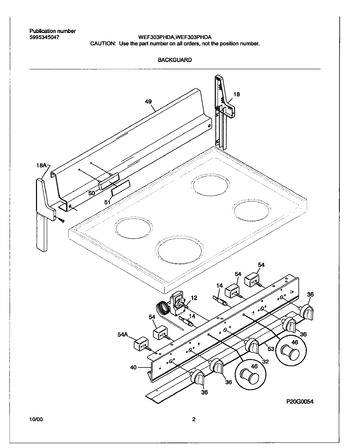 Diagram for WEF303PHDA