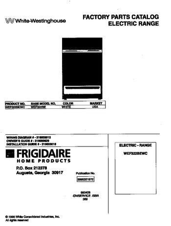 Diagram for WEF322BEWC