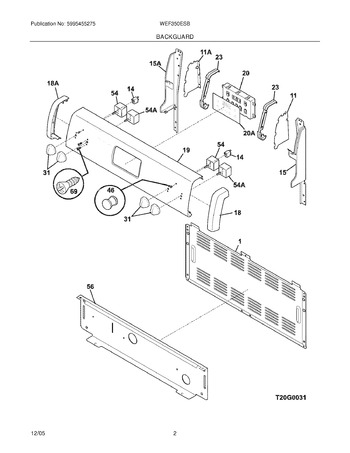 Diagram for WEF350ESB