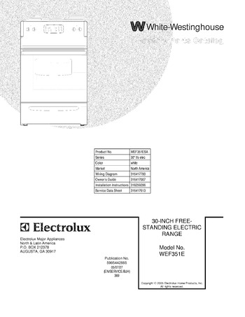 Diagram for WEF351ESA