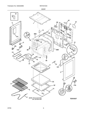 Diagram for WEF351ESA