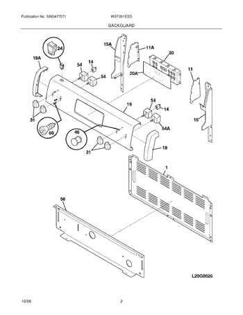 Diagram for WEF361ESD