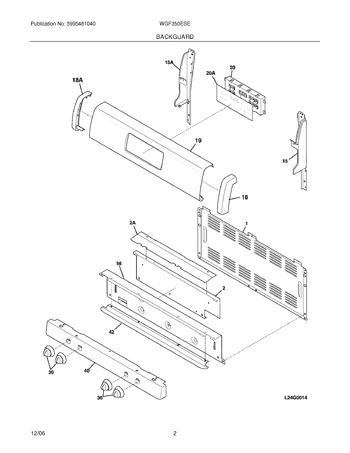 Diagram for WGF350ESE