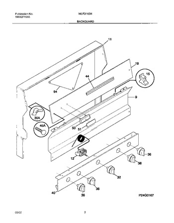 Diagram for WLF311SHDB