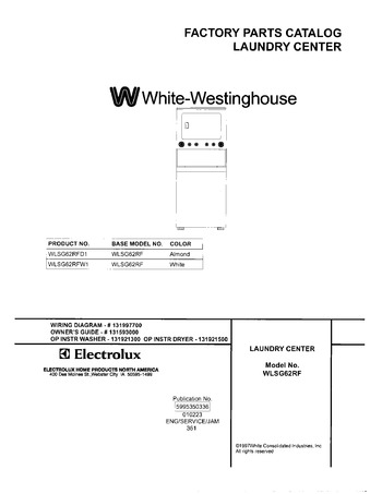 Diagram for WLSG62RFW1