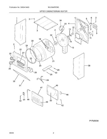 Diagram for WLXG42REW5