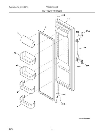 Diagram for WRS23MW3AWD