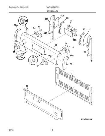 Diagram for WWEF3004KWC