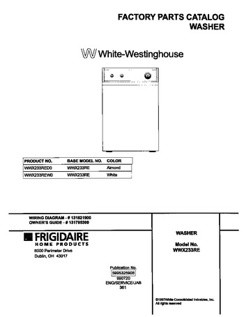 Diagram for WWX233REW0