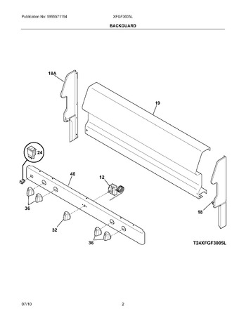 Diagram for XFGF3005LWA