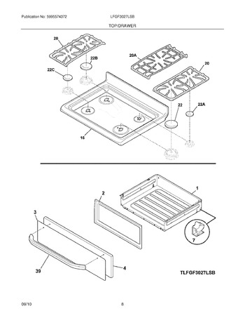 Diagram for LFGF3027LSB