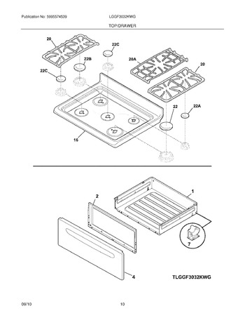 Diagram for LGGF3032KWG