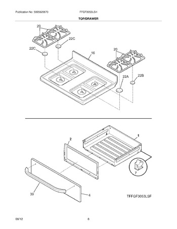 Diagram for FFGF3053LSH