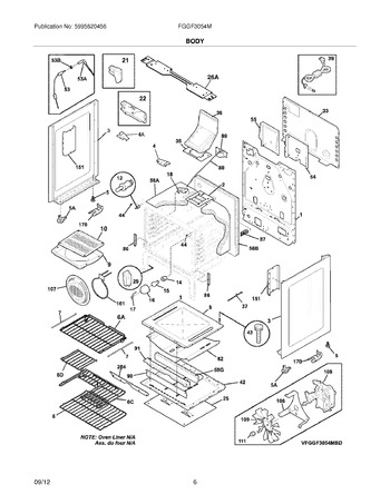 Diagram for FGGF3054MBD